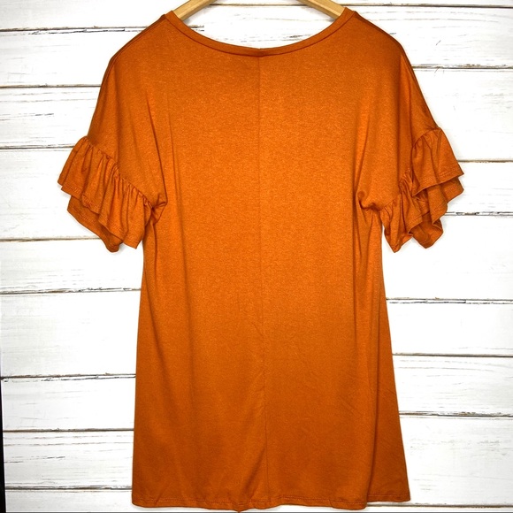 Adley Ruffle Sleeve Top - Picture 3 of 6